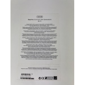 iPad Pro 12,9'' 4a (quarta) Generazione 128GB 256GB 512GB