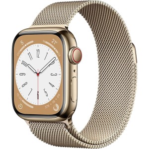 Apple Watch Serie 8 41mm Gps + Cell Cassa in Acciaio Gold MNJF3TY/A