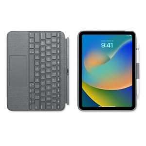 Custodia Combo Touch di Logitech con tastiera per iPad 10th e iPad (A16) HQEY2T/A 2